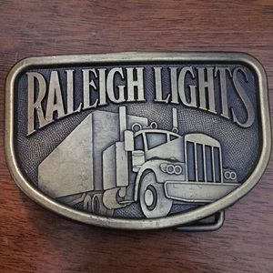 Raleigh Lights belt buckle